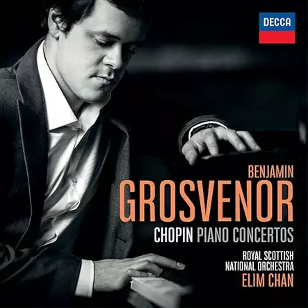Benjamin Grosvenor: Chopin, Royal Scottish National Orchestra, Elim Chan ? Piano Concertos (KÄYTETTY CD) - Klassinen CD - 2178 - 1